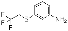 structure of CAS# 1445684-99-0, 3-[(2,2,2-三氟乙基)硫基]苯胺