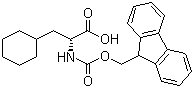 structure of CAS# 144701-25-7, Fmoc-3-cyclohexyl-D-alanine