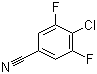 structure of CAS# 144797-57-9, 3,5-二氟-4-氯苯甲腈