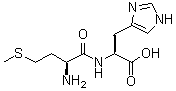 structure of CAS# 14486-12-5, L-Methionyl-L-histidine