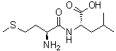 structure of CAS# 14486-16-9, L-Methionyl-L-leucine