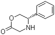 structure of CAS# 144896-92-4, (S)-5-Phenylmorpholin-2-one