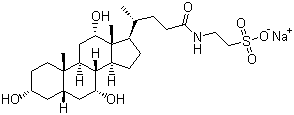 structure of CAS# 145-42-6, Sodium taurocholate