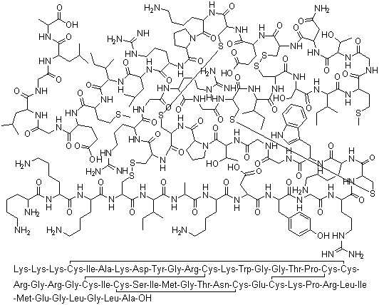 structure of CAS# 145017-83-0, omega-Agatoxin IVA