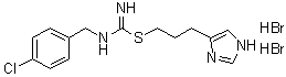 CAS # 145231-35-2, Clobenpropit dihydrobromide, [(4-Chlorophenyl)methyl]carbamimidothioic acid 3-(1H-imidazol-5-yl)propyl ester dihydrobromide