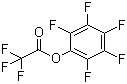 structure of CAS# 14533-84-7, Pentafluorophenyl trifluoroacetate