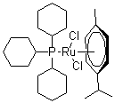 structure of CAS# 145381-23-3, Dichloro(p-cymene)tricyclohexylphosphineruthenium(II)