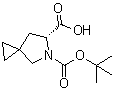 structure of CAS# 1454843-78-7, (R)-5-(叔丁氧羰基)-5-氮杂螺[2.4]庚烷-6-羧酸