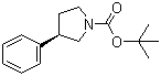 structure of CAS# 145549-11-7, (R)-1-叔丁氧羰基-3-苯基吡咯烷