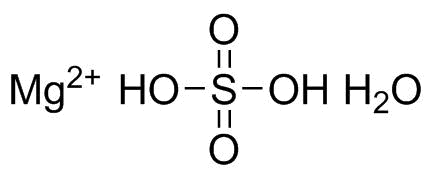 Kieserite molecular structure (CAS 14567-64-7)
