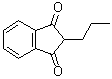 CAS # 14570-43-5, 2-Propyl-1H-indene-1,3(2H)-dione, 2-Propyl-1,3-indandione