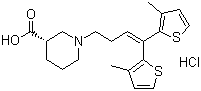 structure of CAS# 145821-59-6, 盐酸噻加宾