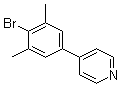 CAS 登录号：1458655-85-0, 4-(4-溴-3,5-二甲基苯基)吡啶