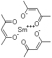 structure of CAS# 14589-42-5, Tris(acetylacetonato)samarium