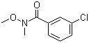 structure of CAS# 145959-21-3, 3-氯-N-甲氧基-N-甲基苯甲酰胺