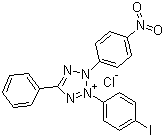 structure of CAS# 146-68-9, Iodonitrotetrazolium chloride