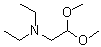 structure of CAS# 14610-73-2, N,N-二乙基-2,2-二甲氧基乙胺