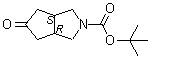 structure of CAS# 146231-54-1, cis-5-Oxohexahydrocyclopenta[c]pyrrole-2(1H)-carboxylic acid tert-butyl ester