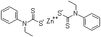 structure of CAS# 14634-93-6, 乙基苯基二硫代氨基甲酸锌