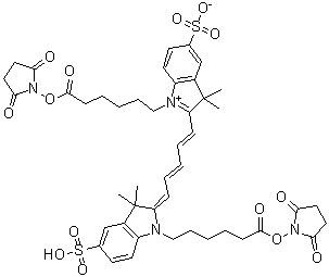 structure of CAS# 146368-15-2, Cy 5