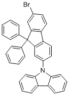 structure of CAS# 1464824-90-5, 9-(7-溴-9,9-二苯基-9H-芴-2-基)-9H-咔唑