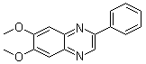 structure of CAS# 146535-11-7, 6,7-Dimethoxy-2-phenylquinoxaline