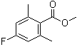 structure of CAS# 14659-60-0, 4-氟-2,6-二甲基苯甲酸甲酯