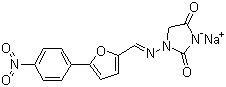 structure of CAS# 14663-23-1, 丹曲林钠