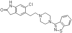 structure of CAS# 146939-27-7, Ziprasidone