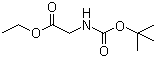 structure of CAS# 14719-37-0, N-叔丁氧羰基甘氨酸乙酯