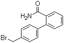 4'-(Bromomethyl)biphenyl-2-carboxamide molecular structure (CAS 147404-72-6)