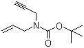 structure of CAS# 147528-20-9, 2-丙烯基-2-丙炔基氨基甲酸叔丁酯