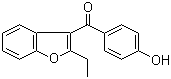 structure of CAS# 1477-19-6, Benzarone