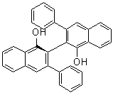 structure of CAS# 147702-13-4, (2R)-3,3'-二苯基[2,2'-联萘]-1,1'-二醇