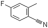 structure of CAS# 147754-12-9, 4-氟-2-甲基苯腈