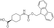structure of CAS# 147900-45-6, 反式-4-(N-芴甲氧羰基氨基)环己烷甲酸