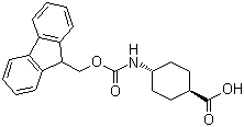 structure of CAS# 147900-46-7, 反式-4-[[(9H-芴基-9-甲氧基)羰基]氨基]环己烷甲酸