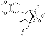 CAS # 147976-35-0, (6-exo,7-endo)-7-(3,4-Dimethoxyphenyl)-3-methoxy-6-methyl-5-(2-propenyl)-bicyclo[3.2.1]oct-3-ene-2,8-dione