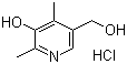structure of CAS# 148-51-6, 4-脱氧吡哆醇盐酸盐