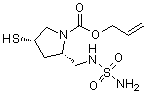 CAS # 148017-49-6, (2S,4S)-2-[[(Aminosulfonyl)amino]methyl]-4-mercapto-1-pyrrolidinecarboxylic acid 2-propenyl ester