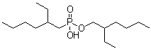structure of CAS# 14802-03-0, Mono(2-ethylhexyl) 2-ethylhexylphosphonate