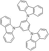 structure of CAS# 148044-07-9, 1,3,5-三(9-咔唑基)苯