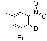 structure of CAS# 1481-57-8, 1,2-二溴-4,5-二氟-3-硝基苯