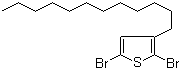 structure of CAS# 148256-63-7, 2,5-二溴-3-十二烷基噻吩