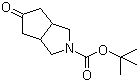 structure of CAS# 148404-28-8, 5-氧代六氢环戊并[c]吡咯-2-甲酸叔丁酯