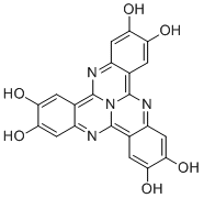 structure of CAS# 148494-98-8, 4b1,5,10,15-四氮杂萘并[1,2,3-gh]苯并[a]蒽-2,3,7,8,12,13-六醇
