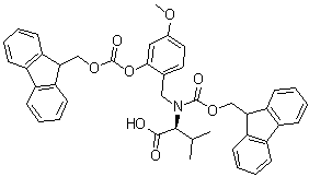 CAS # 148515-86-0, N-[(9H-Fluoren-9-ylmethoxy)carbonyl]-N-[[2-[[(9H-fluoren-9-ylmethoxy)carbonyl]oxy]-4-methoxyphenyl]methyl]-L-valine