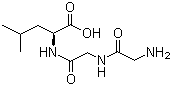 structure of CAS# 14857-82-0, Glycylglycyl-L-leucine