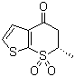 CAS # 148719-91-9, (6S)-5,6-Dihydro-6-methyl-4H-thieno[2,3-b]thiopyran-4-one 7,7-dioxide