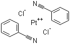 structure of CAS# 14873-63-3, 双(氰苯)二氯铂(II)